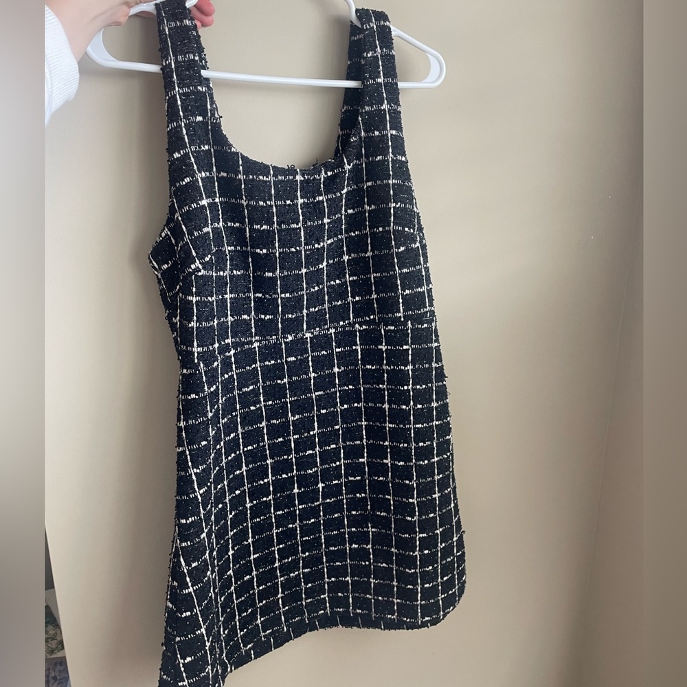 Mango, cotton tweed dress